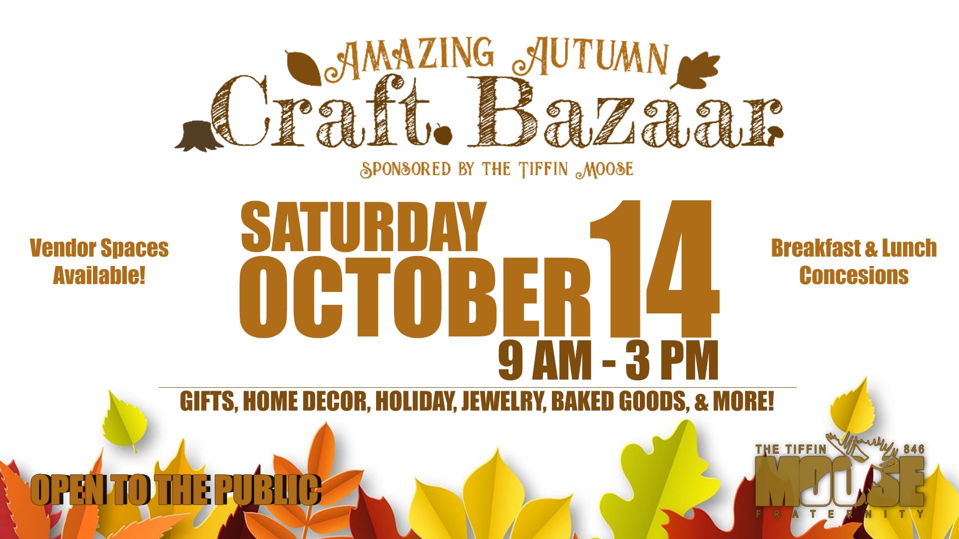 Amazing Autumn Craft Bazaar