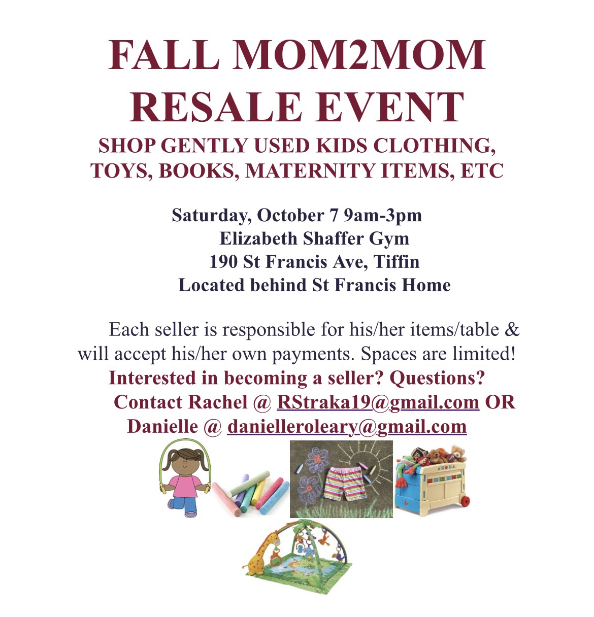 Fall Mom2Mom Resale Event