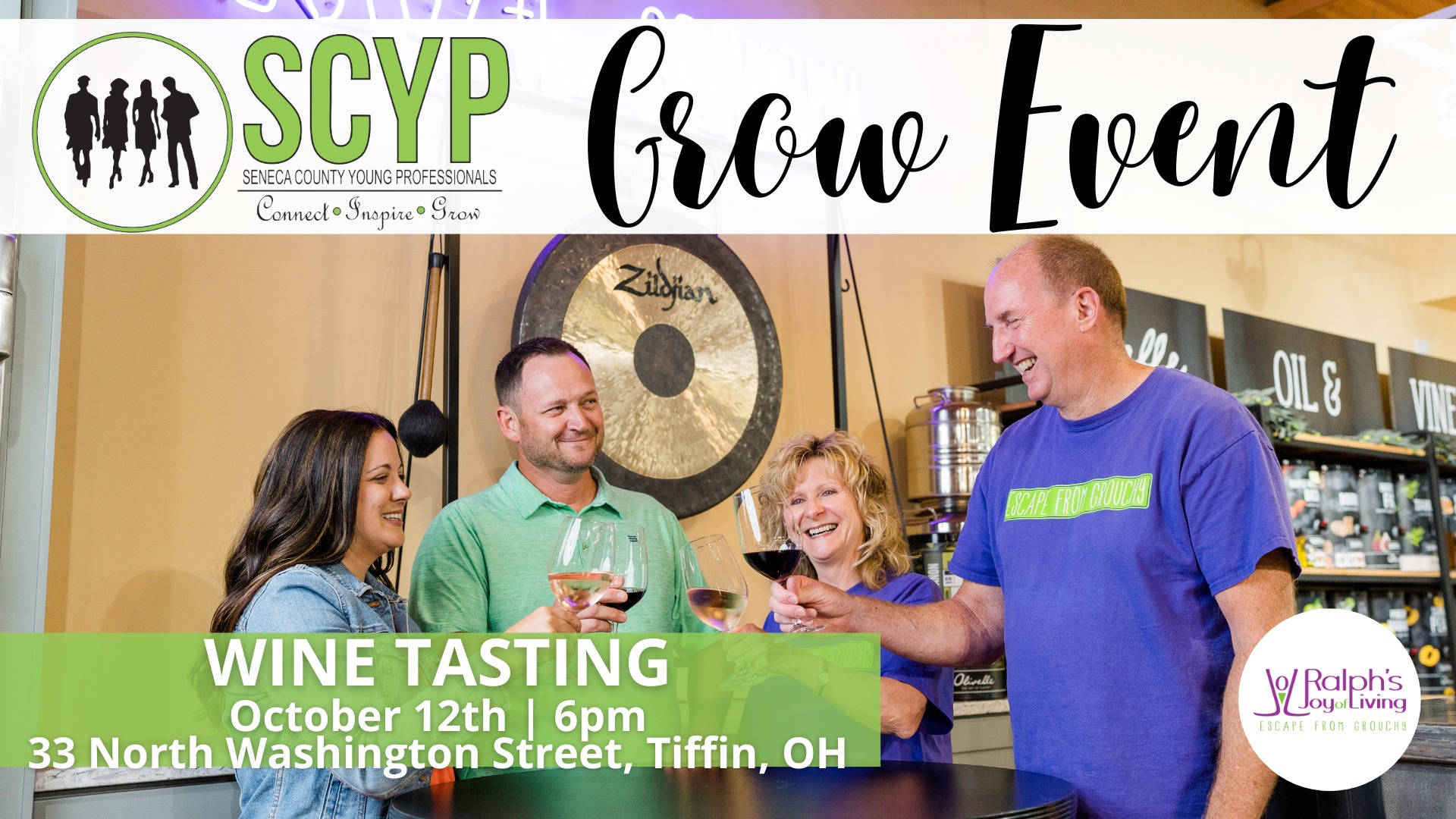 SCYP Grow Event | Wine Tasting with Ralph's Joy of Living