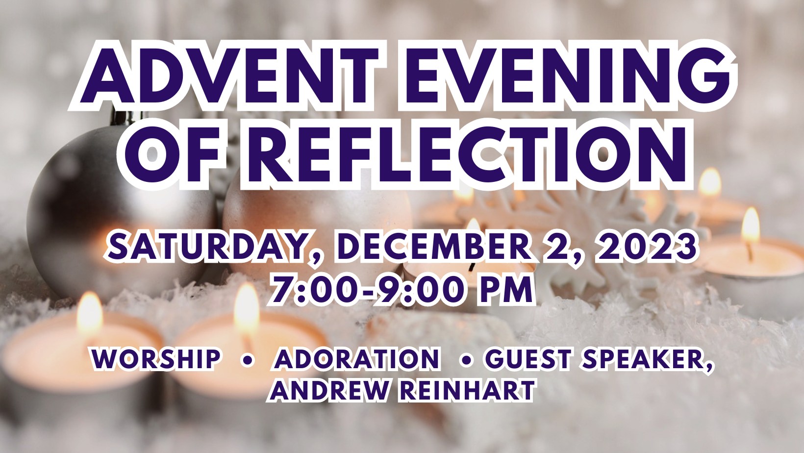 Advent Evening of Reflection