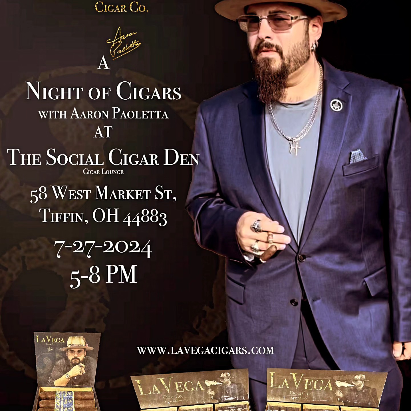 A Night of Cigars with Aaron Paoletta, Founder of LaVega Cigar Co.