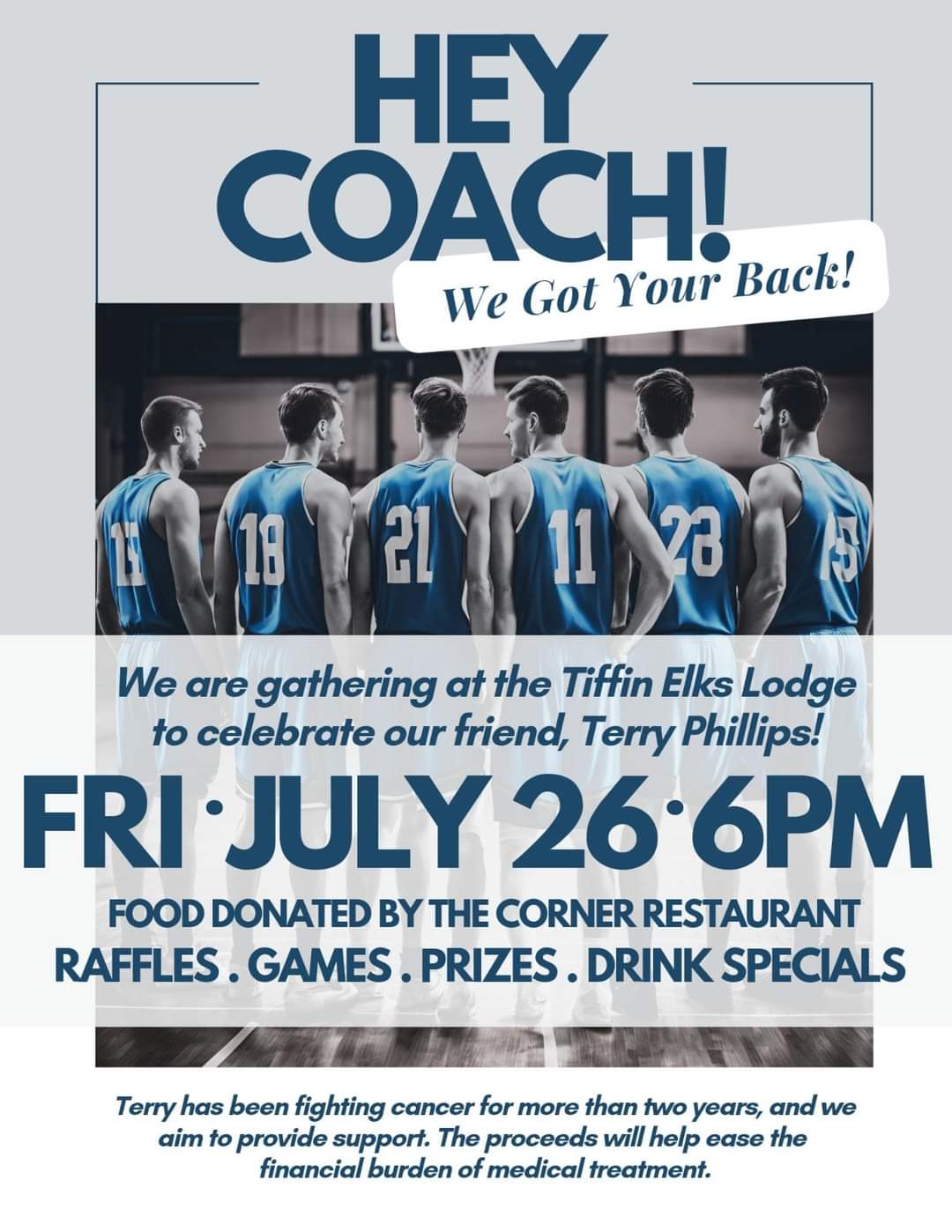 Hey Coach! Terry Phillips Cancer Support Event