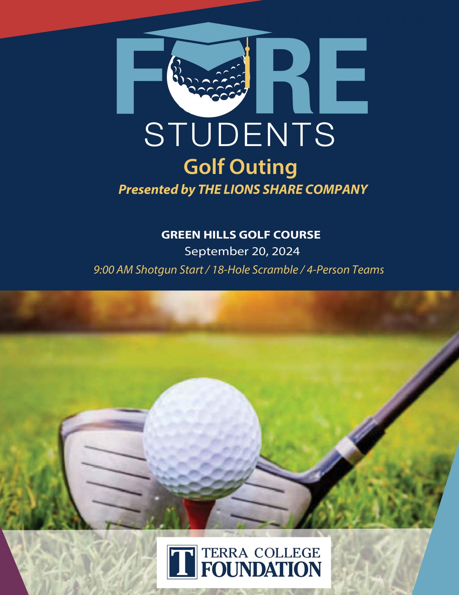 FORE Students: Terra College Foundation 2024 Annual Golf Outing