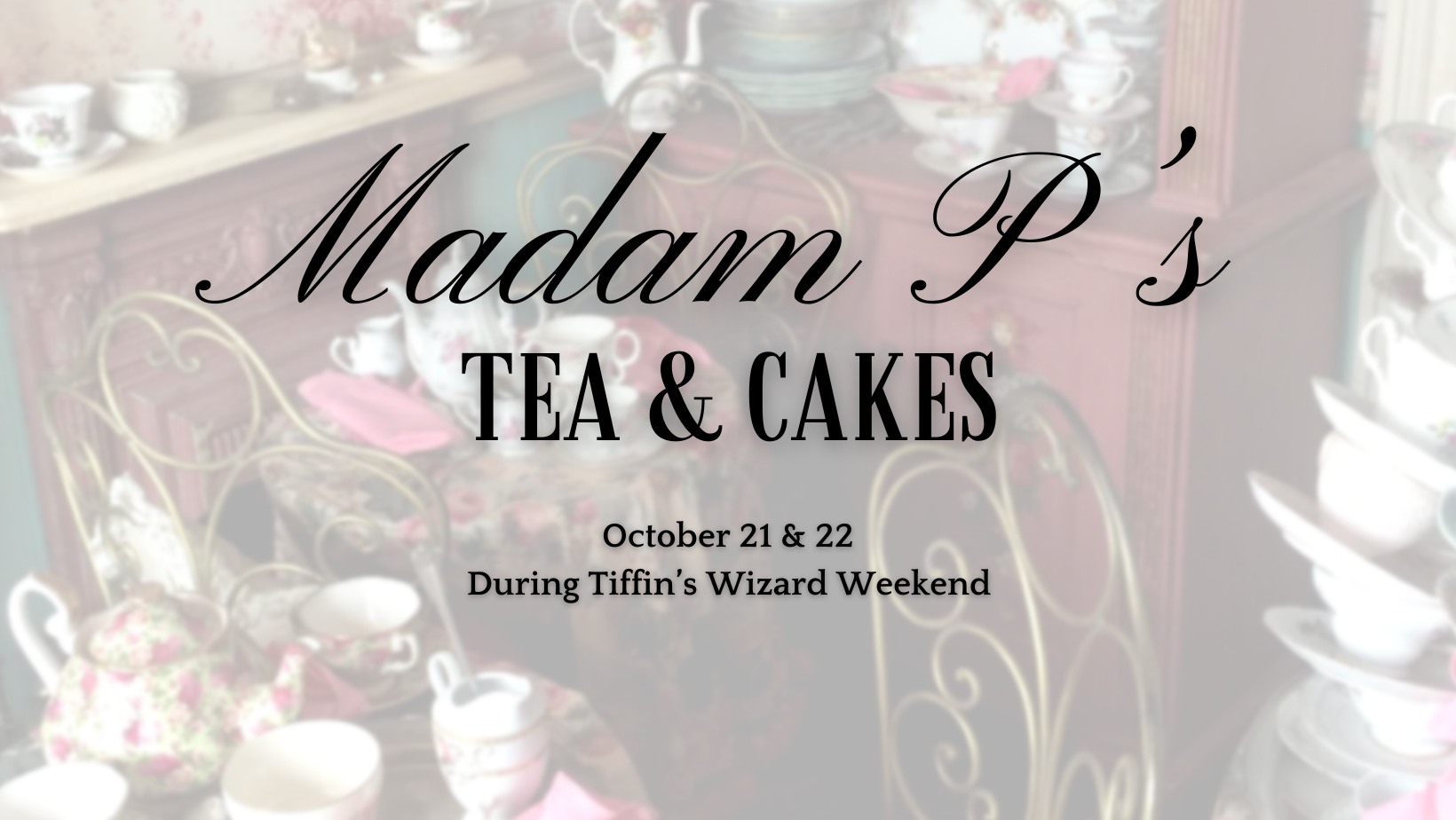 Tiffin's Wizard Weekend | Madam P's Tea & Cakes