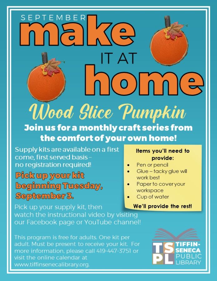 Make it at Home: Wood Slice Pumpkin