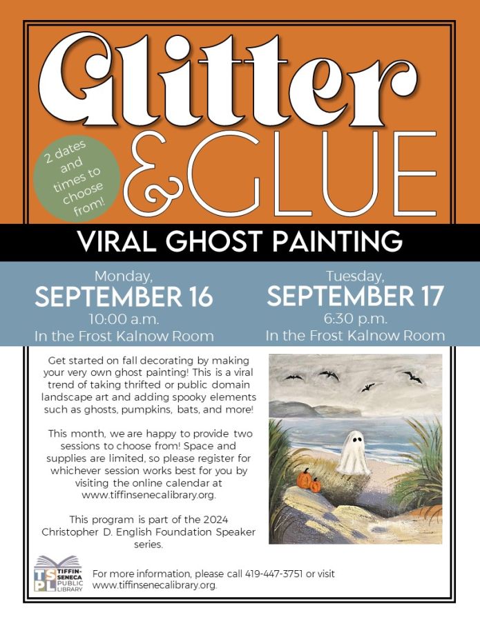 Glitter & Glue: Viral Ghost Painting