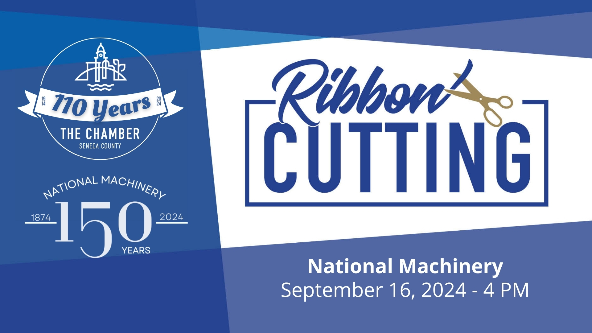 Ribbon Cutting | National Machinery's 150th Anniversary