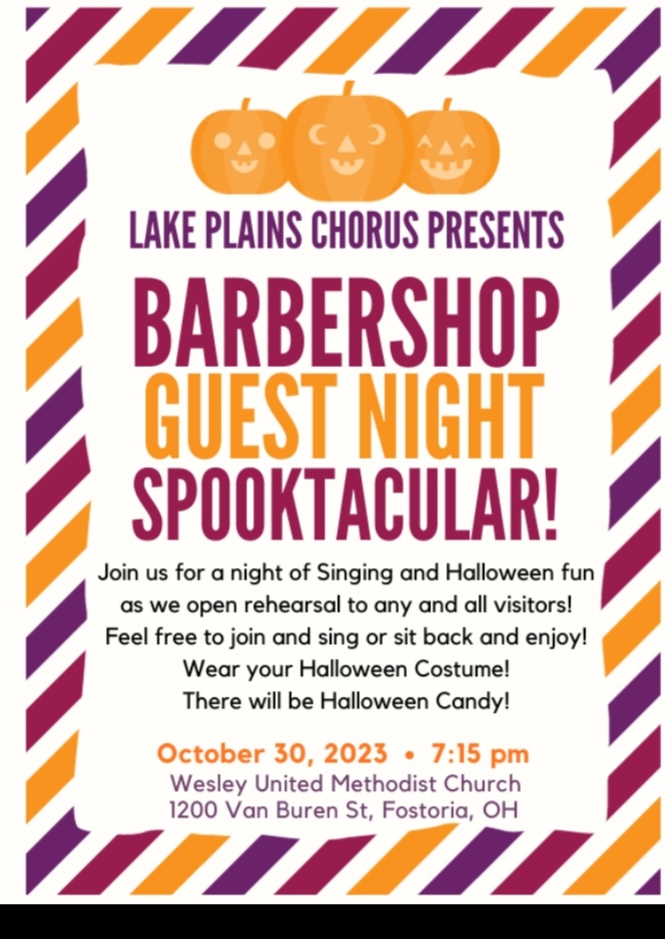 Barbershop Guest Night Spooktacular